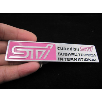 Customized Aluminum Name Plate with 3m Glue